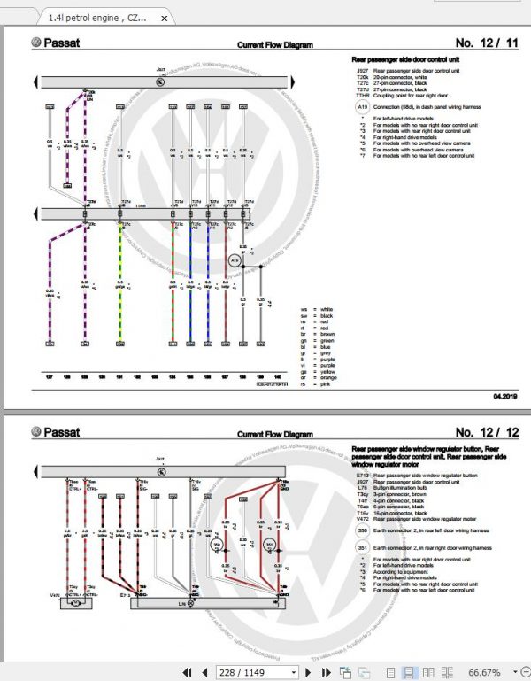 Volkswagen Passat 2019 2020 CBCB2CB5 Workshop Manuals 3