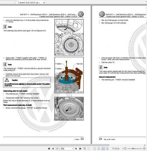 Volkswagen Touran II 5T1 2016 2020 Workshop Manuals Wiring Diagrams 2