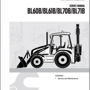 Volvo Backhoe Loader BL60BBL61BBL70BBL71B Service ManualEN 1