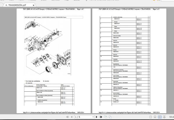 YALE Forklift ERP16 18 20ATF F807 Parts ManualES 3