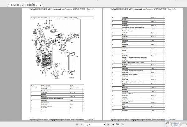 Yale Forklift MP18MP20MP20LMP22 E842 Parts ManualES2014 2