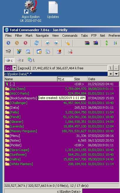 AGCO AG Agricultural ALL Database EU UK Updated 072020