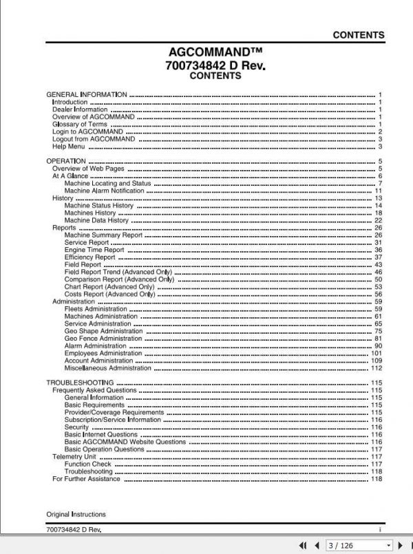 AGCO AgCommand Telemetry Operator Manual 3