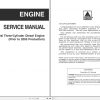 AGCO Iseki Three Cylinder Diesel Engine Service Manual 1