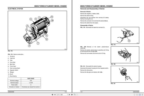 AGCO Iseki Three Cylinder Diesel Engine Service Manual 3