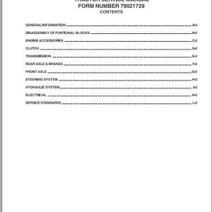 AGCO NA North America ST30 Compact Tractor Service Manual 1