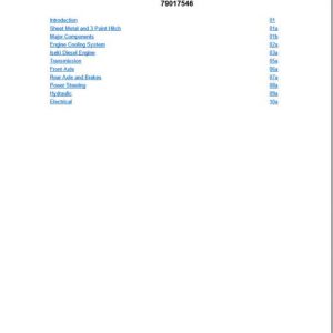 AGCO NA North America ST45 Hydro Tractor Workshop Service Manuals 1