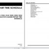 Ag Chem 8103 8104 8144 8203 8204 8244 TerraGator Chassis Repair Time ScheduleAG331644C 1