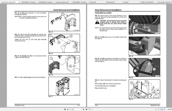 Ag Chem 884 1084 SS884 SS1084 SSc1084 RoGator Service Manual79032955 2