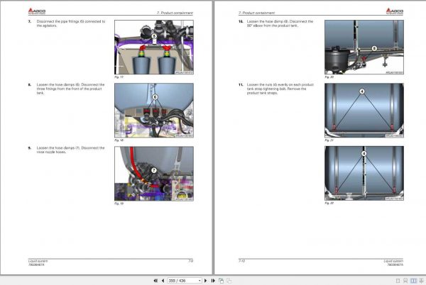 Ag Chem Applicator Liquid System Service Manual79036467A 3
