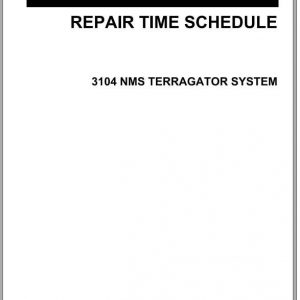 Ag Chem EU Applicator 3104 NMS Terragator Repair Time ScheduleAG331632A 1