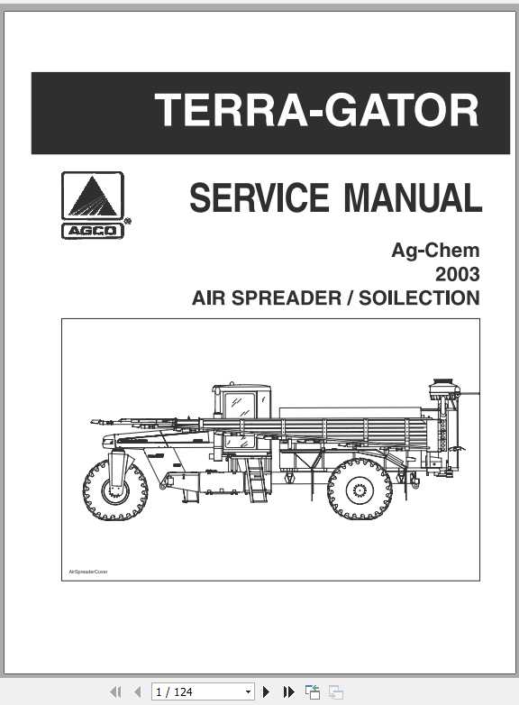 Ag Chem EU Applicator Air Spreader Twin Bin System Service ManualAG727537 1haTRz