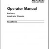 Ag Chem EU Applicator RG700 Chassis Operator Manual566641D1C 1