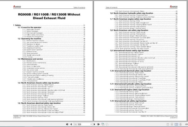 Ag Chem EU Applicator RG900B RG1300B Rogator Chassis Operator Manual572672D1C 2