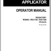 Ag Chem EU Applicator RG900RG1100RG1300 Chassis Operator Manual552404D1F 1