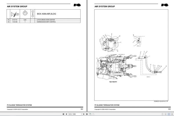 Ag Chem PV Sludge Terragator System Repair Time ScheduleAG331633A 2