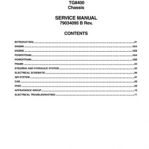 Ag Chem TG8400 TerraGator Chassis Service Manual79034095B 1