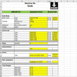 BAUER GB34 0125 Machine Files 1