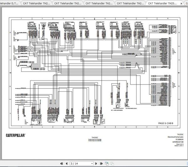 CAT Telehandler TH255C Operation Parts and Maintenance Information 4
