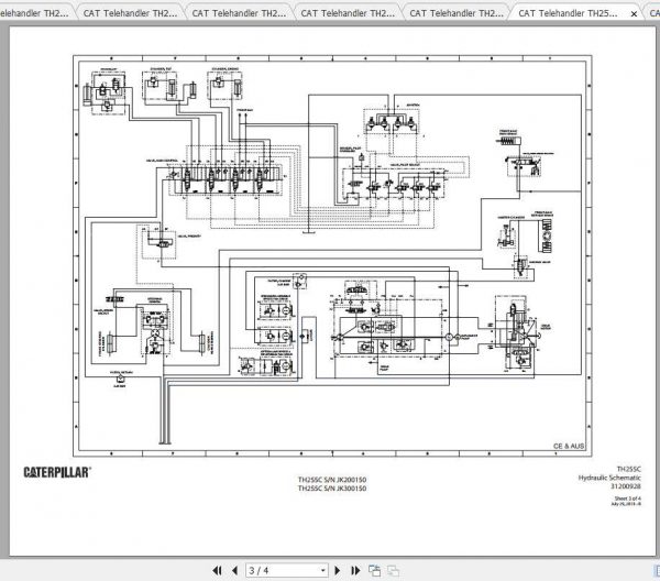 CAT Telehandler TH255C Operation Parts and Service Manual 3