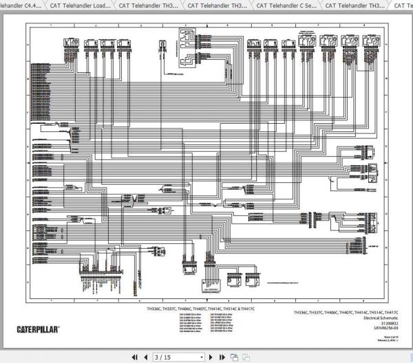 CAT Telehandler TH336C Operation Parts and Maintenance Manual 4