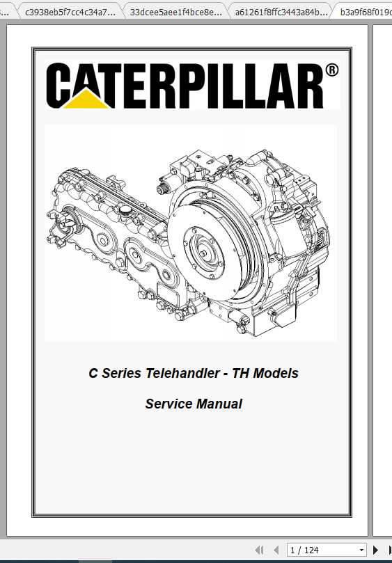 CAT Telehandler TH406C Operation Parts and Maintenance Manual 2
