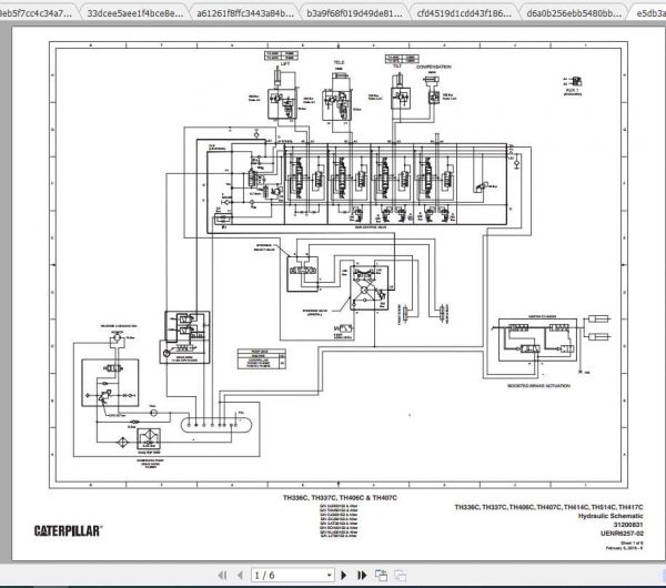 CAT Telehandler TH406C Operation Parts and Maintenance Manual 4