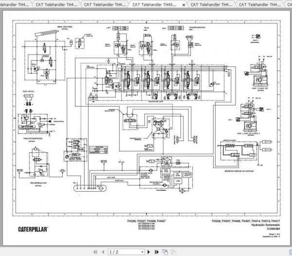 CAT Telehandler TH406 Operation Parts and Maintenance Manual 4