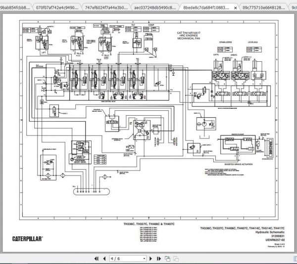 CAT Telehandler TH407C Operation Parts and Maintenance Manual 4