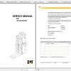Caterpillar Lift Truck NSR16N Service Manuals 1