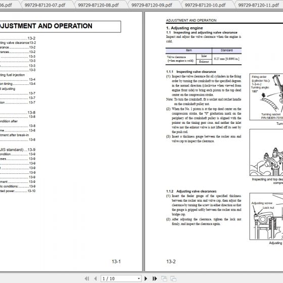 Caterpillar Lift Truck P5000 Service Manuals