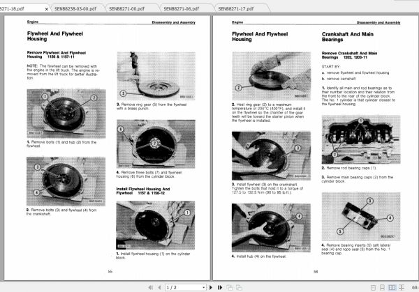 Caterpillar Lift Truck T50D Service Manuals 3