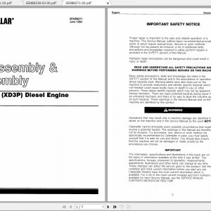 Caterpillar Lift Truck TC60D Service Manuals 1