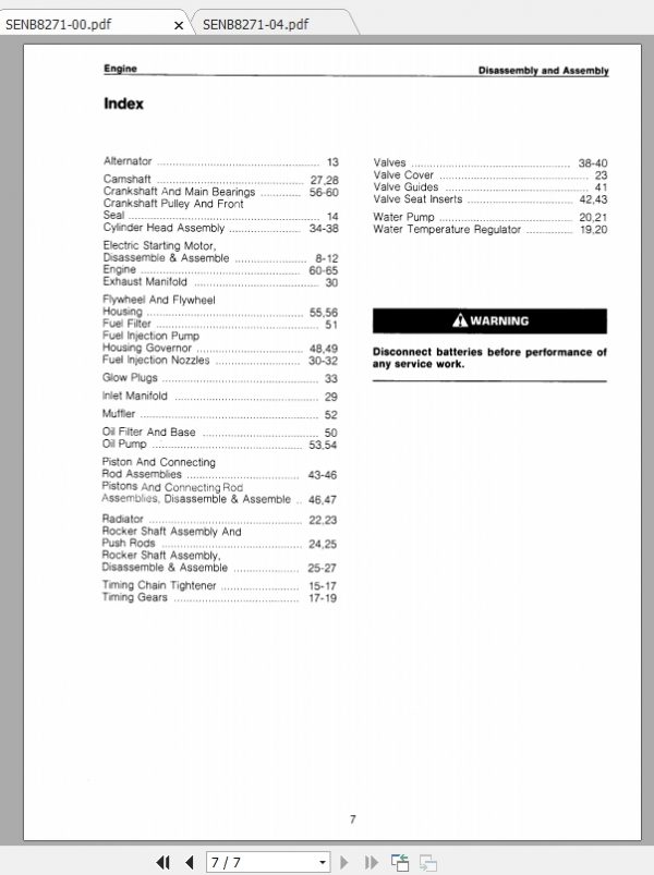 Caterpillar Lift Truck V40E Disassembly Assembly 2