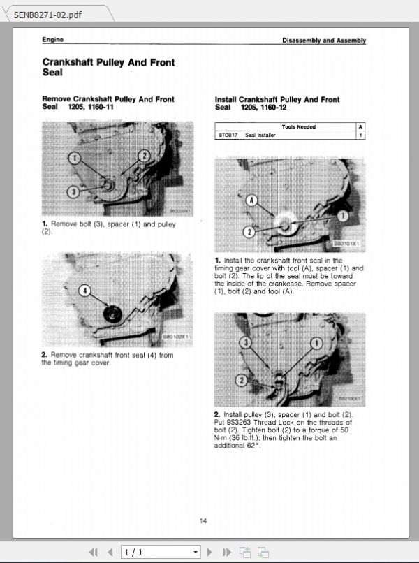 Caterpillar Lift Truck V50E Disassembly Assembly 3