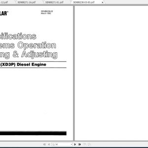 Caterpillar Lift Truck VC40D Disassembly Assembly 1