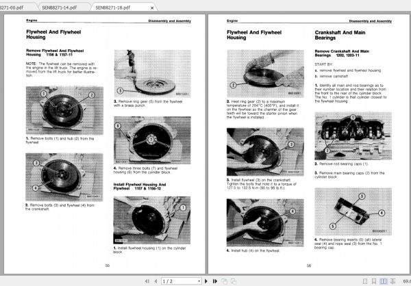 Caterpillar Lift Truck VC60E Disassembly Assembly 3