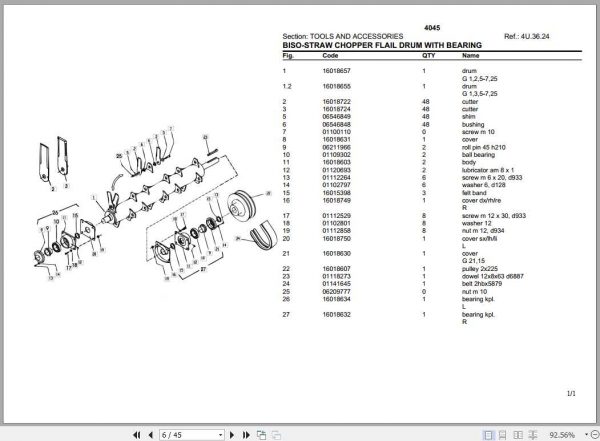Deutz Fahr Tractor 4045 Parts Catalog 2