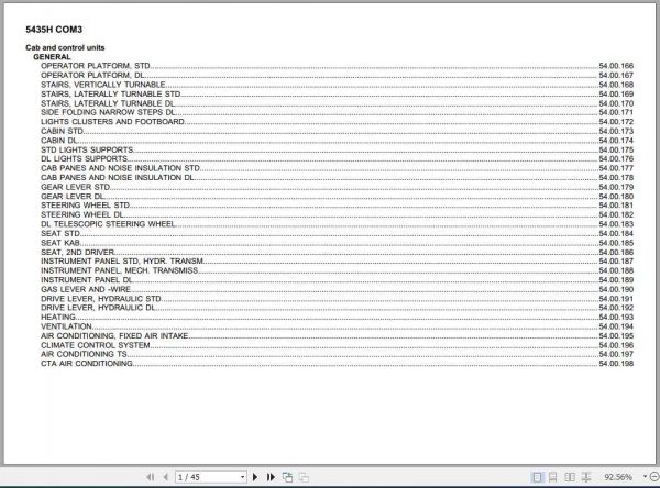 Deutz Fahr Tractor 5435H Parts Catalog 3