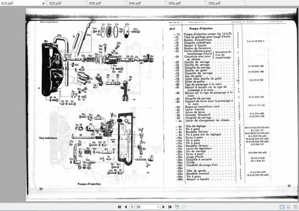 Deutz Fahr Tractor D15 D55 Parts Catalog 2
