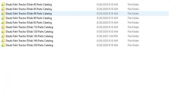 Deutz Fahr Tractor DXab Parts Catalog 1