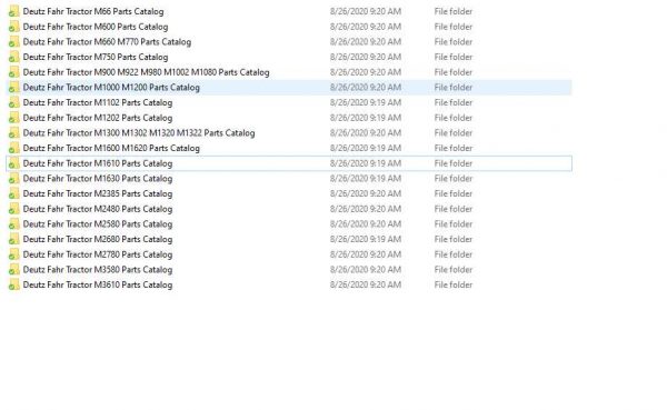 Deutz Fahr Tractor M66 M3610 Parts Catalog 1