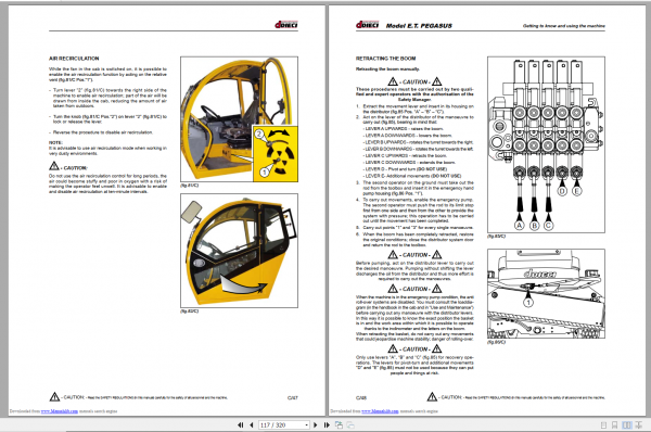 Dieci Telehandler Pegasus Operation Maintenance ManualEN 3