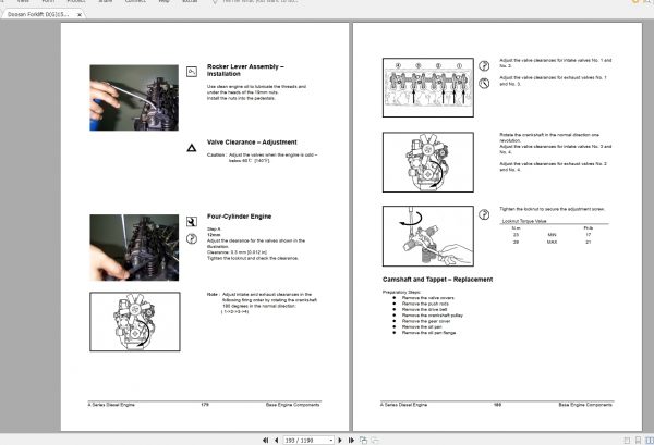 Doosan Forklift DG15S18S20SC 5 GC1518S20S 5 Service ManualSB4239E 3Nslem