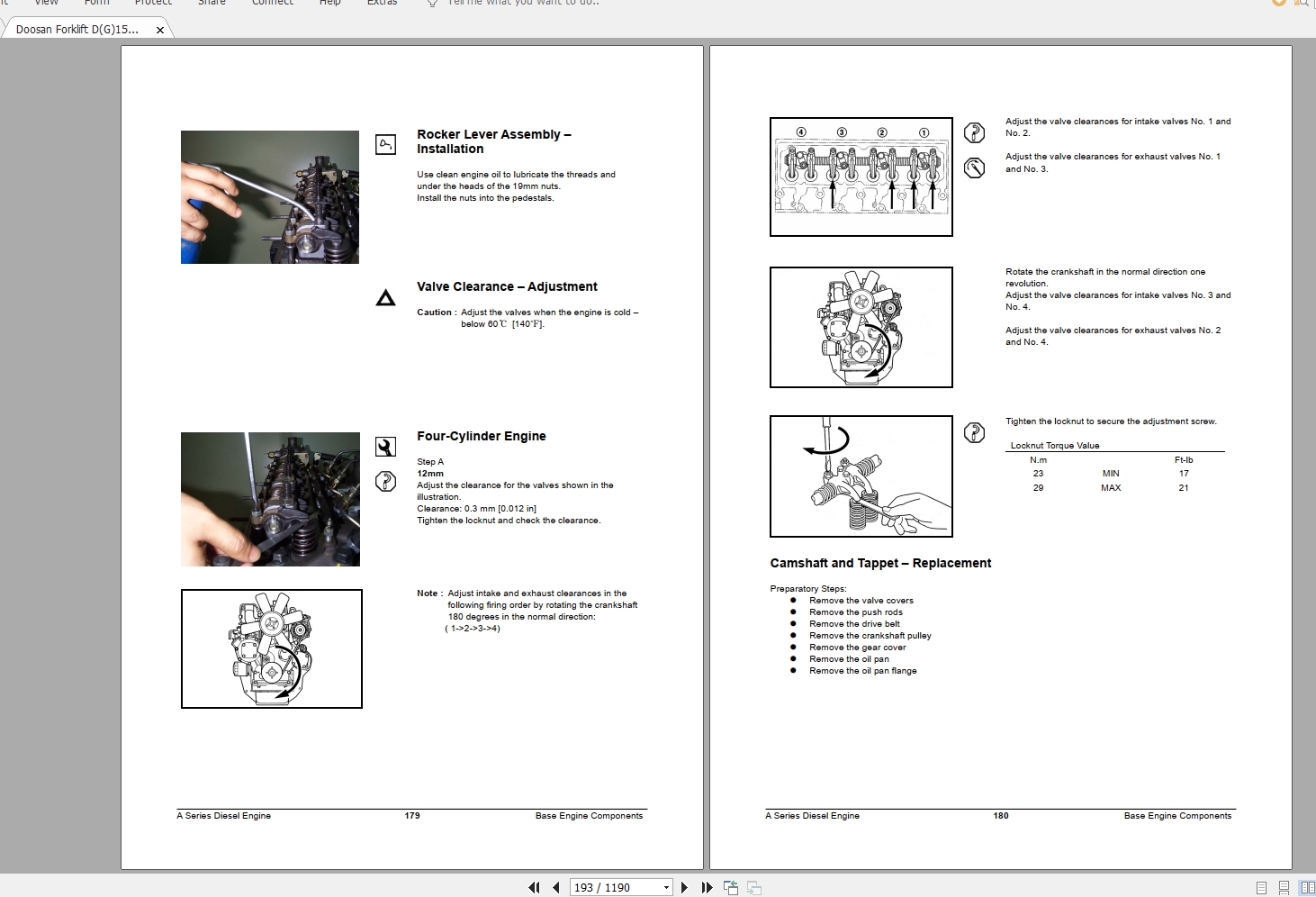 Doosan Forklift DG15S18S20SC 5 GC1518S20S 5 Service ManualSB4239E 3Nslem