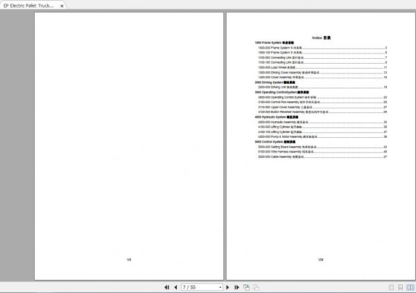 EP Electric Pallet Truck EPT20 1315ET Parts Manual 2