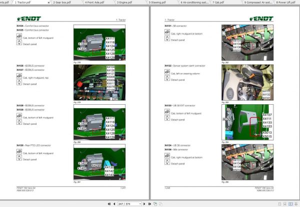 Fendt 714 716 716 720 722 724 Vario S4 Tractor Workshop Service Manual 3