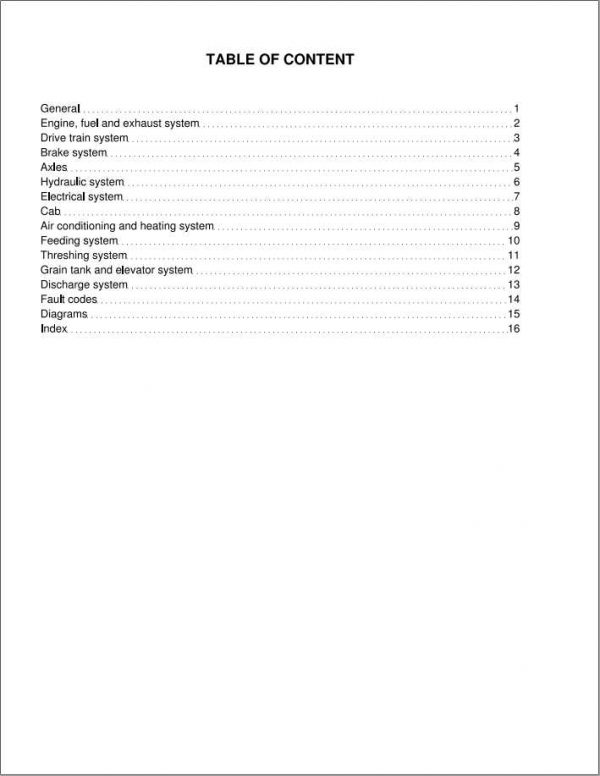 Fendt IDEAL Series Combine Harvester Workshop Sevice Manual79037318C 2