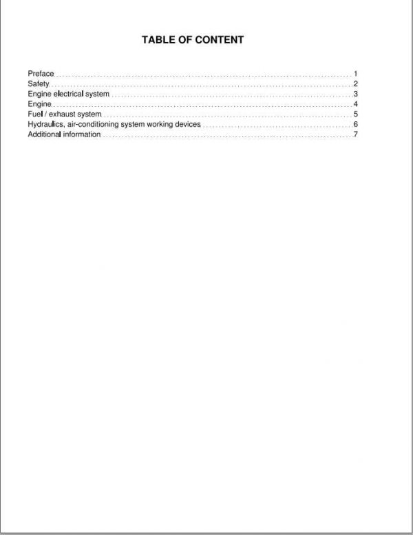 Fendt Tractor MAN D1556 LE5XX Diesel Engine Repair Manual 2