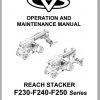 Ferrari Reach Stacker F258 Operation Maintenance ManualEN